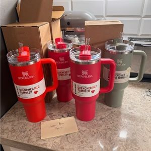 NWT LIMITED EDITION Stanley Quencher H2.0 FlowState Tumbler, Restful Green